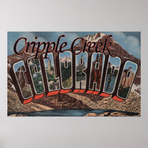 Cripple Bäck, Colorado - Large Brev Scenes Poster