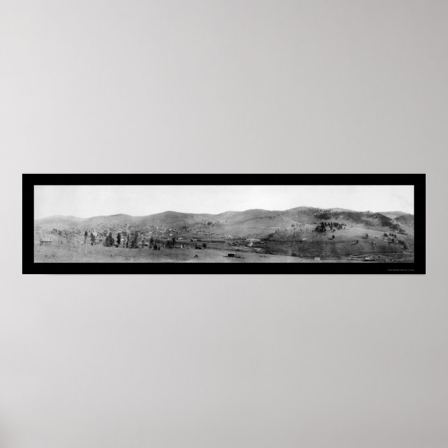 Cripple Bäck Colorado Photo 1895 Poster (Framsidan)