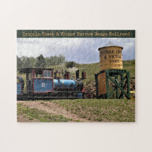 Cripple Bäck & Victor Narrow Gage Tåg Puzzle Pussel