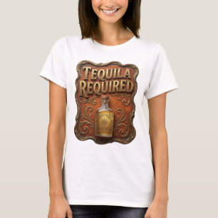 Crisp Gold TEQUILA OMFATTAS Citat T-shirt