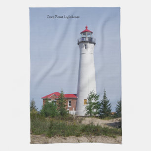 Crisp Point Lighthouse & byggnad kökshandduk
