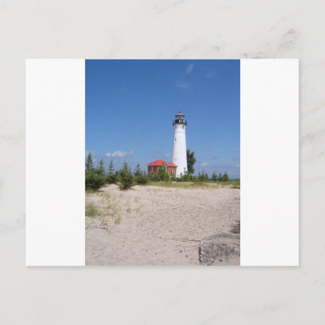 Crisp Point Lighthouse Vykort (Framsida)