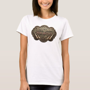 Crisp Rosa MINDRE SNACK MER FLASKOR Slogan T-shirt