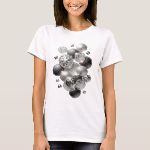 Crisp Silver DIAMANTTER ÄR EN FLIKAS BÄSTA VÄN T Shirt