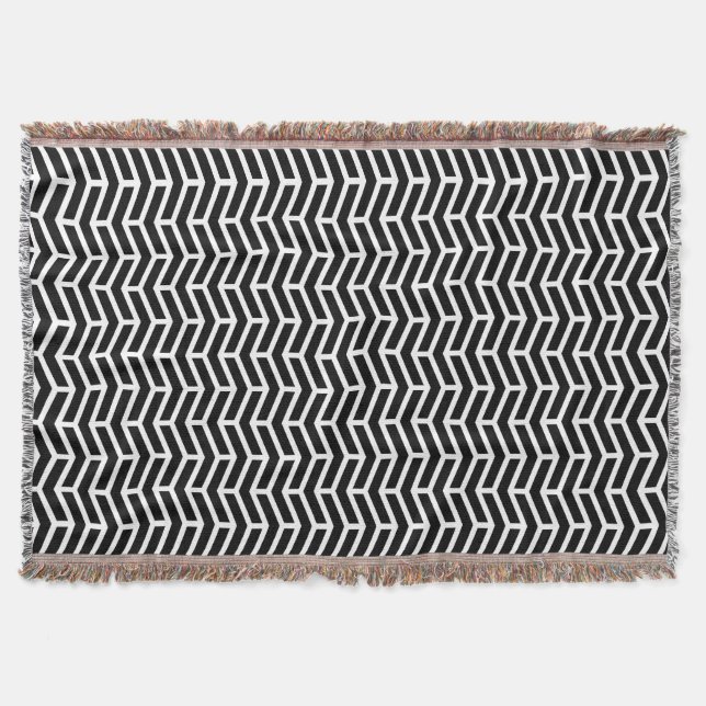 Crisp Vass OppArrows Chevron Black White Filt (Framsidan)