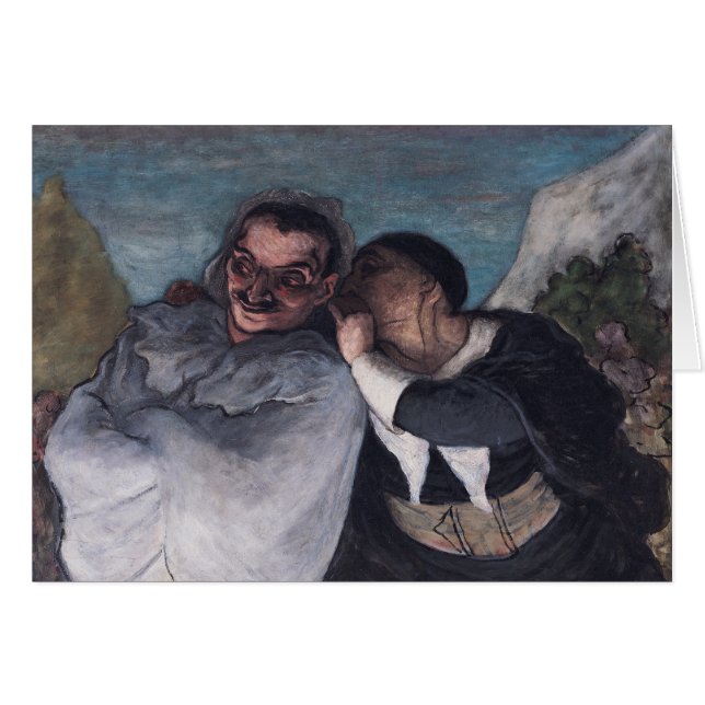 Crispin och Scapin Hälsningskort (Framsidan Horizontal)