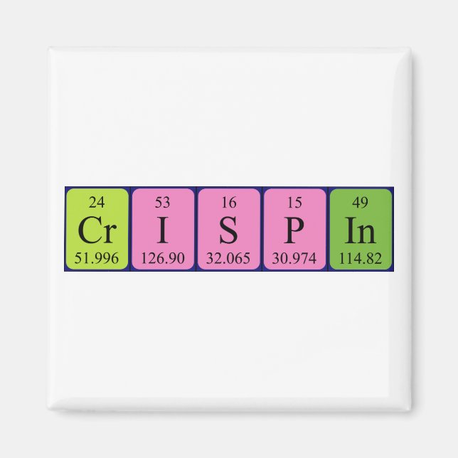 Crispin Periodisk magnet bord namn (Framsidan)