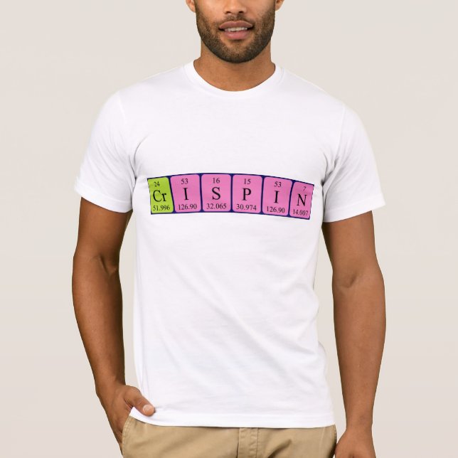 Crispin Periodisk skjorta bord namn T Shirt (Framsida)