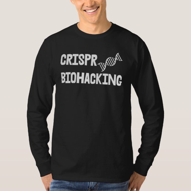 Crispr Biohacking T Shirt (Framsida)