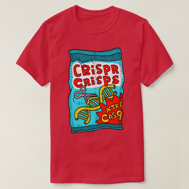 crispr cas9-chips t shirt (Design framsida)