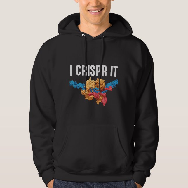 Crispr DNA-organismer Science Biology Lärare Hoodie (Framsida)