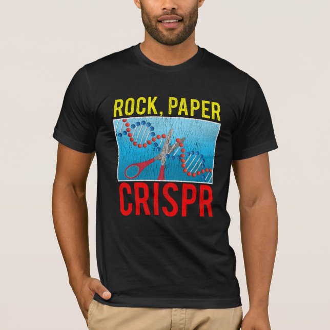 Crispr Funny Biology Student Science Biolog DNA T Shirt (Framsida)