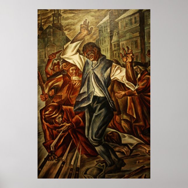 Crispus Attucks av Herschel Levit Poster (Framsidan)