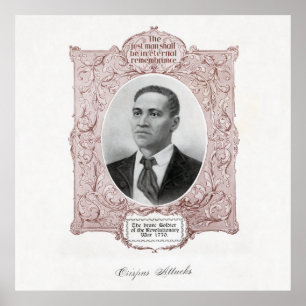 Crispus Attucks Black Martyr från Amerikanska revo Poster