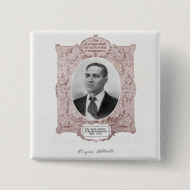 Crispus Attucks: Martyr of American Revolution Knapp (Framsida)