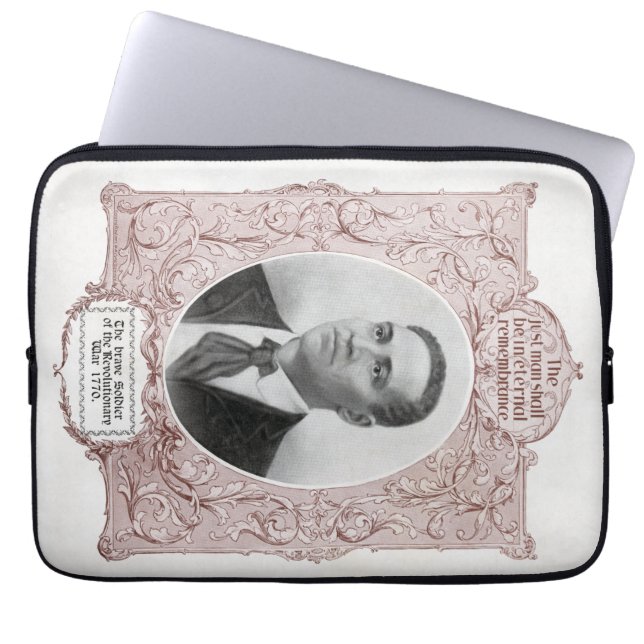 Crispus Attucks: Martyr of American Revolution Laptop Fodral (Framsidan)