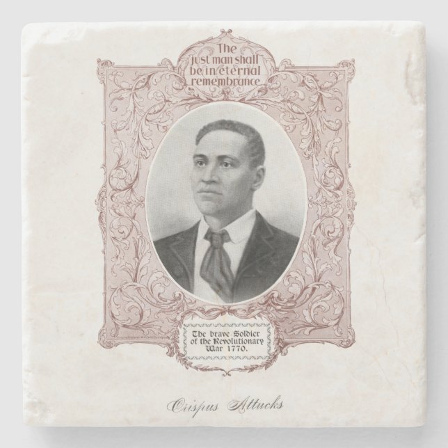 Crispus Attucks: Martyr of American Revolution Stenunderlägg (Framsidan)