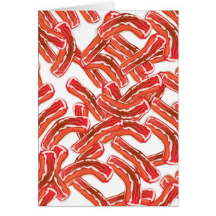 Crispy Bacon Hälsningskort