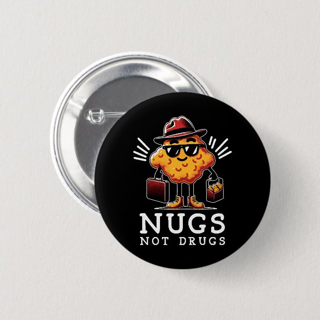 Crispy Nugs Inte Droger Knapp (Framsida & baksida)