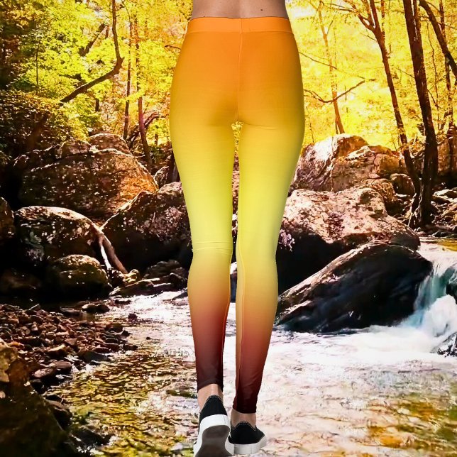 Crispy Warm Sway Ombre Tie Dye Leggings (Skapare uppladdad)