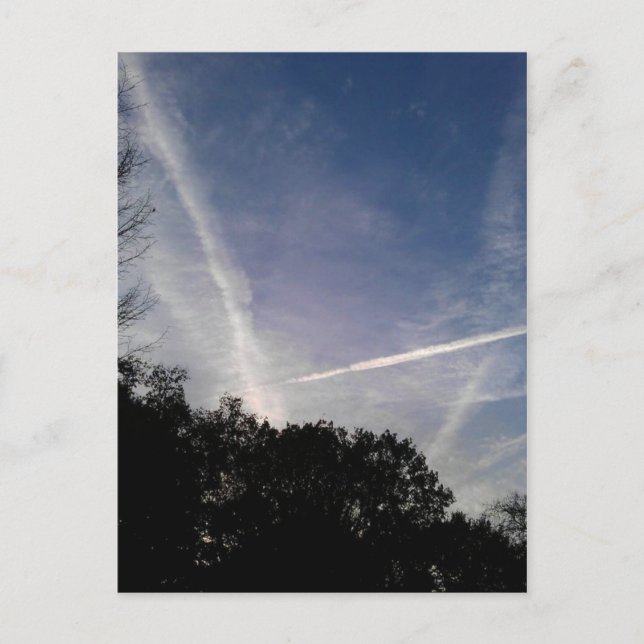 Criss-kor himlar vykort (Framsida)