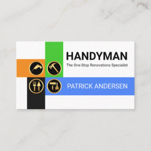 Crisscross Handyman Verktygslager Visitkort