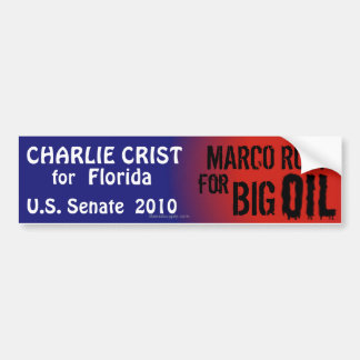 Crist Florida, Rubio stor olja Bildekal