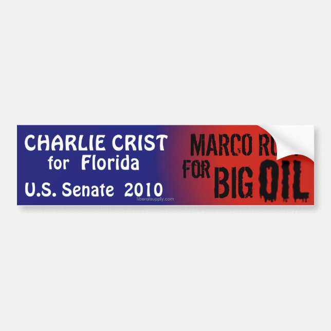 Crist Florida, Rubio stor olja Bildekal (Framsidan)