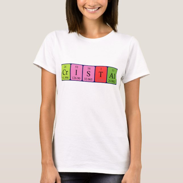 Cristal Perial bord namn-skjorta T-shirt (Framsida)