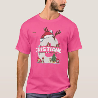 Cristiane Christmasw Cristiane Namn för roligt Jul T Shirt