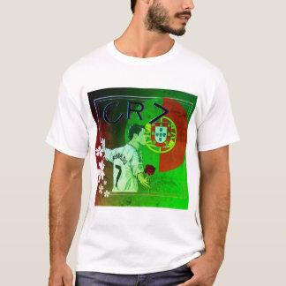 Cristiano Ronaldo höll en blomma T Shirt