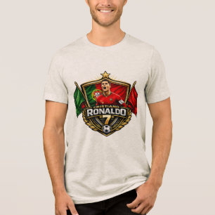 Cristiano Ronaldo Inspirerad Fotbollslegend T-shir T Shirt