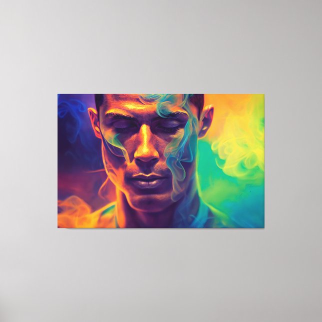 Cristiano Ronaldo Kanvastryck (Framsida)