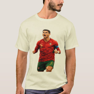 Cristiano Ronaldo Portugal Fotbollslegend Grafik T Shirt