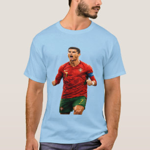 Cristiano Ronaldo Portugal Fotbollslegend Grafik T Shirt
