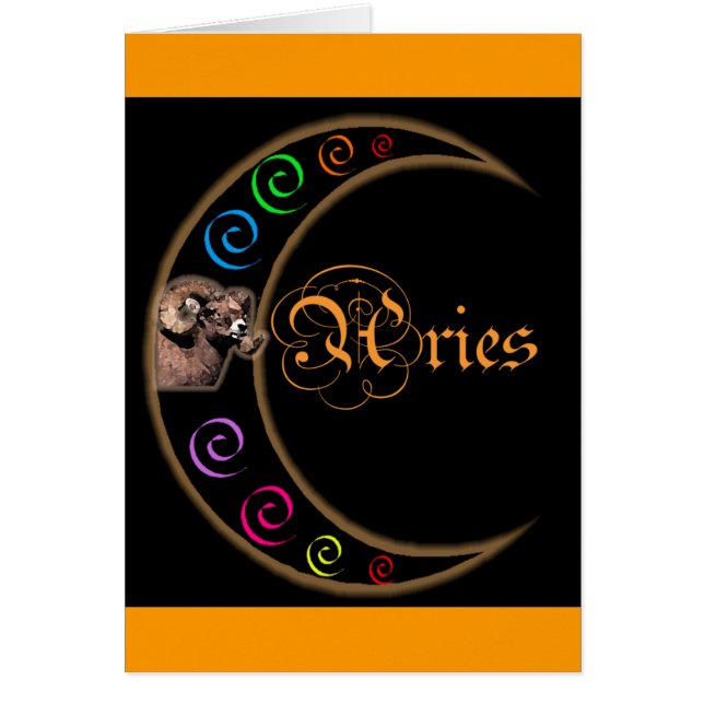 Cristina Måne-Aries Hälsningskort (Framsidan)