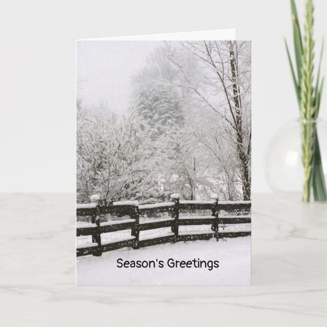 Cristmas-kort för mappad hälsning kort (Framsida)