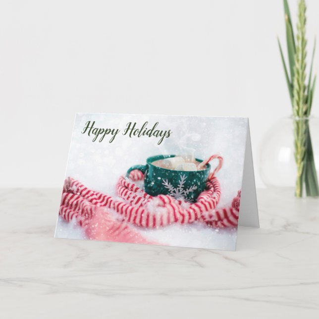 Cristmas-kort för mappad hälsning kort (Framsida)