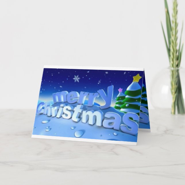 Cristmas-kort Helgkort (Framsida)