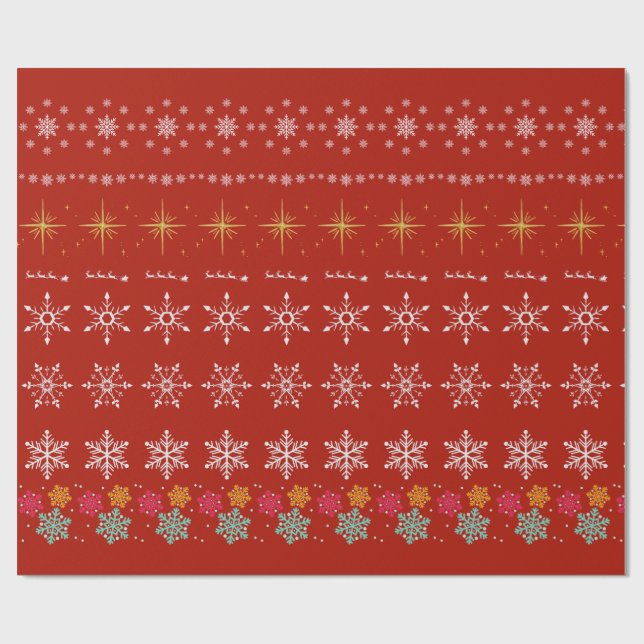 Cristmas Wrapping Paper Presentpapper (Platt)