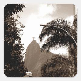 Cristo da Rua Fyrkantigt Klistermärke