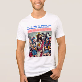 Cristo de Cervezas: Humor Celestial T Shirt