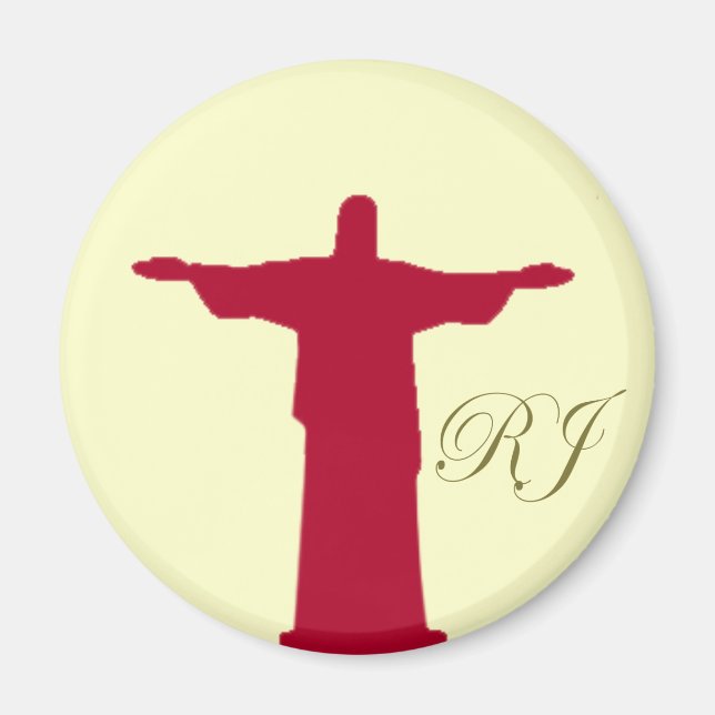 Cristo Redentor - Brasil Magnet (Framsidan)
