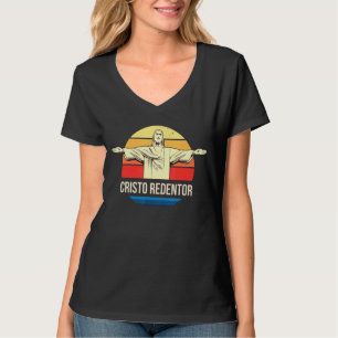 Cristo Redentor från Rio de Janeiro i Brasilien T Shirt