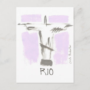 Cristo Redentor Rio Brasil Vykort