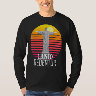 Cristo Redentor statyn Kristus från Rio Braz T Shirt