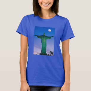 Cristo Redentor-statyn  Rio de Janeiro Brasilien T Shirt