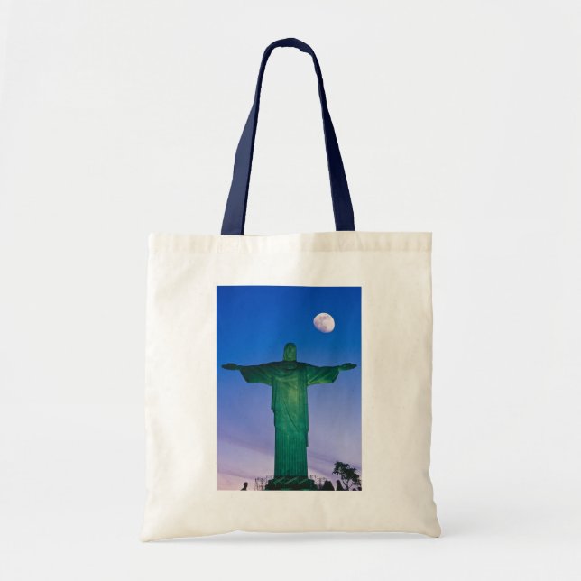 Cristo Redentor-statyn| Rio de Janeiro Brasilien Tygkasse (Framsidan)