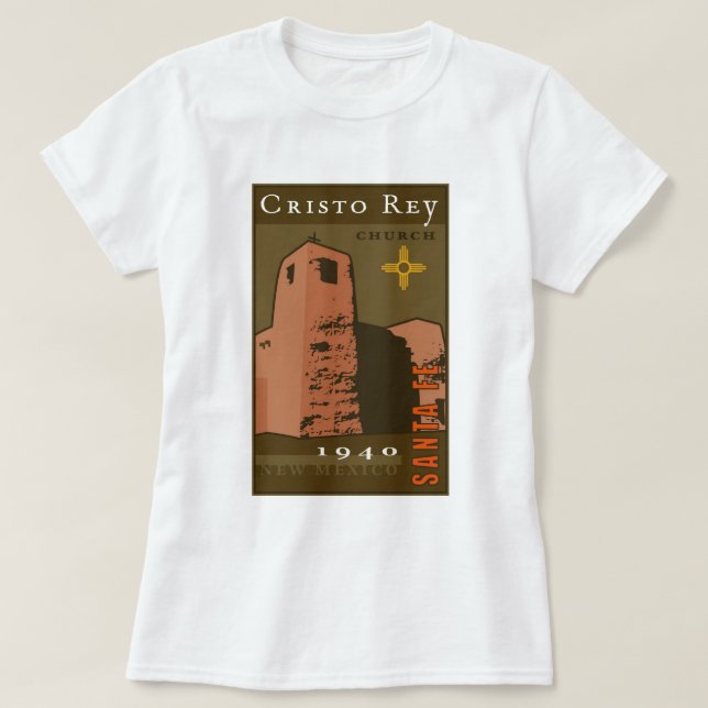 Cristo Rey kyrka T-shirt (Design framsida)
