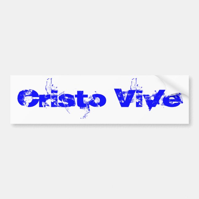 Cristo Vive Bildekal (Framsidan)